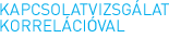 Kapcsolatvizsgálat korrelációval